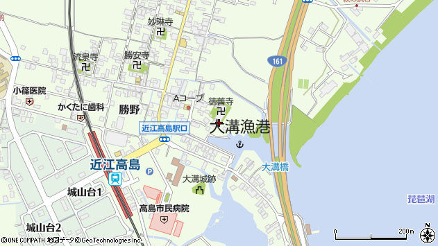 〒520-1121 滋賀県高島市勝野の地図