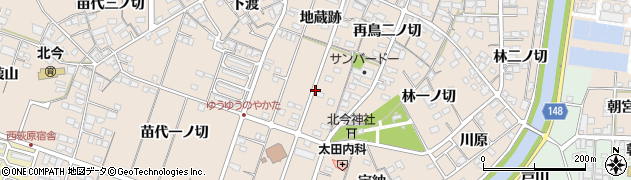 愛知県一宮市北今周辺の地図
