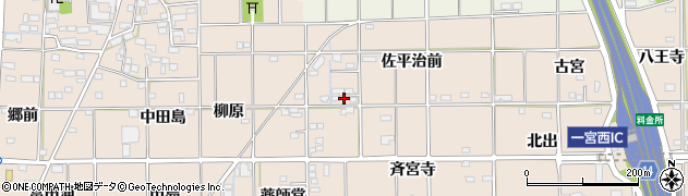愛知県一宮市大和町苅安賀佐平治前71周辺の地図