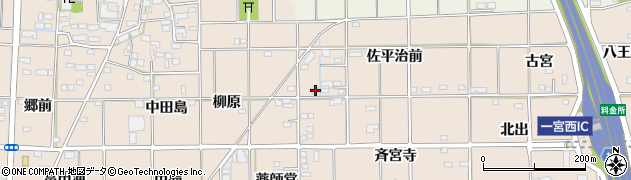 愛知県一宮市大和町苅安賀佐平治前73周辺の地図