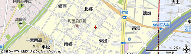 愛知県一宮市千秋町町屋北郷2053周辺の地図