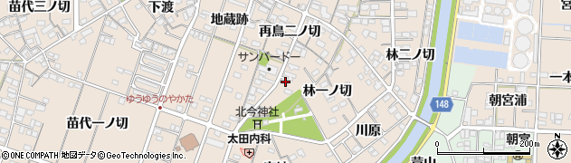 愛知県一宮市北今林一ノ切5周辺の地図