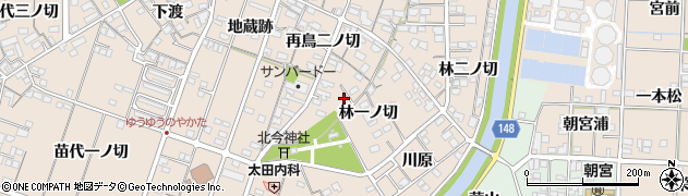 愛知県一宮市北今林一ノ切8周辺の地図