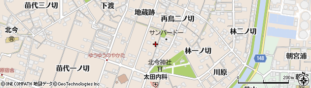 愛知県一宮市北今（再鳥一ノ切）周辺の地図