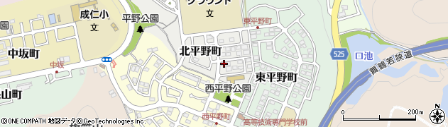 京都府福知山市北平野町39周辺の地図