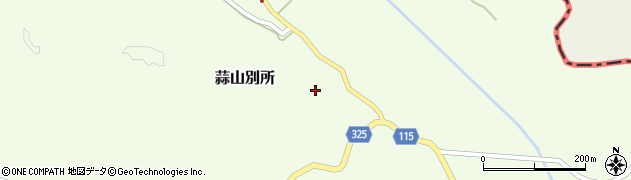 岡山県真庭市蒜山別所353周辺の地図
