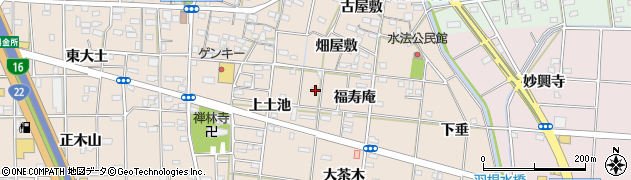 愛知県一宮市浅野福寿庵13周辺の地図