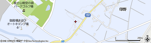 静岡県御殿場市印野1420周辺の地図