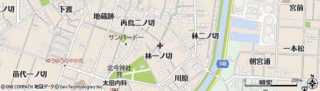 愛知県一宮市北今林一ノ切2372周辺の地図