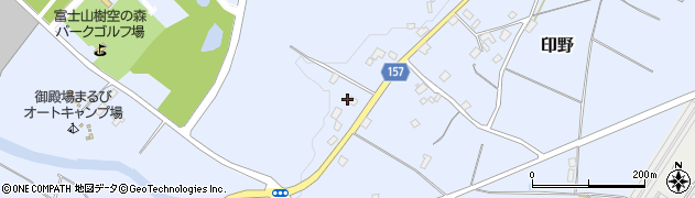静岡県御殿場市印野1421周辺の地図