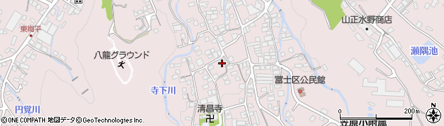 岐阜県多治見市笠原町3631周辺の地図