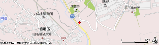 岐阜県多治見市笠原町715周辺の地図