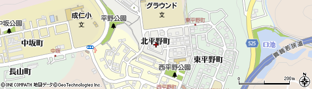 京都府福知山市北平野町12周辺の地図