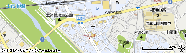 京都府福知山市土師宮町周辺の地図