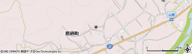 京都府綾部市鷹栖町（風呂屋）周辺の地図
