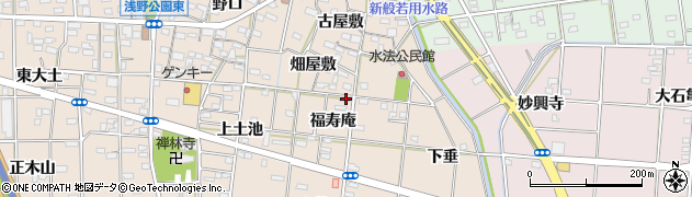 愛知県一宮市浅野福寿庵50周辺の地図