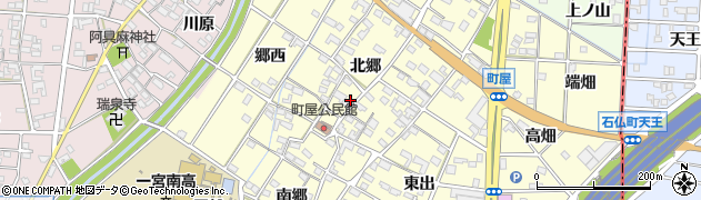愛知県一宮市千秋町町屋北郷2093周辺の地図