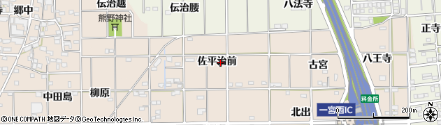 愛知県一宮市大和町苅安賀佐平治前36周辺の地図