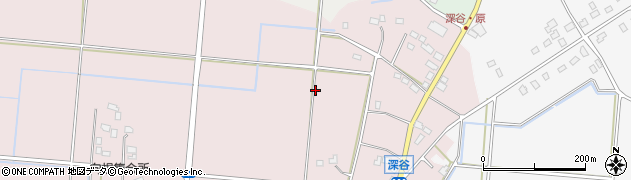 千葉県いすみ市深谷周辺の地図