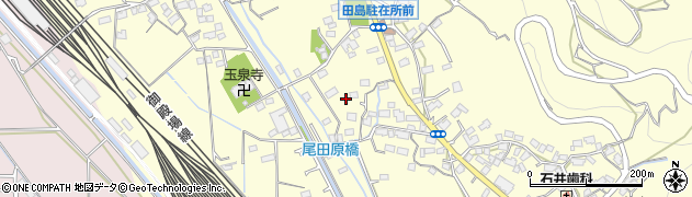神奈川県小田原市田島周辺の地図