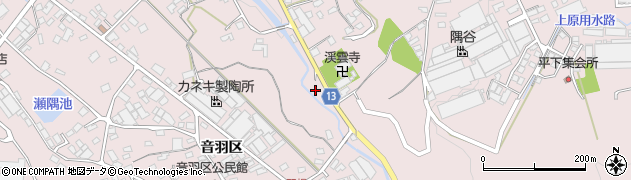 岐阜県多治見市笠原町712周辺の地図