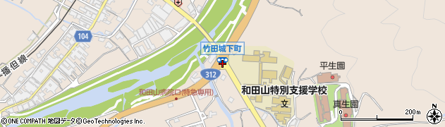 竹田周辺の地図