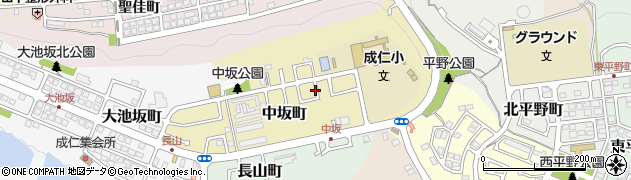 京都府福知山市中坂町周辺の地図