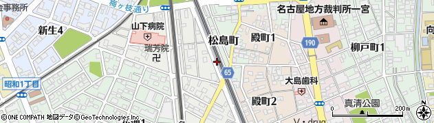 愛知県一宮市一宮下片端周辺の地図
