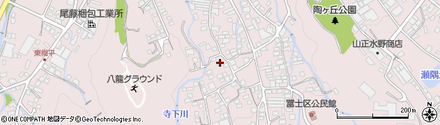 岐阜県多治見市笠原町3621周辺の地図