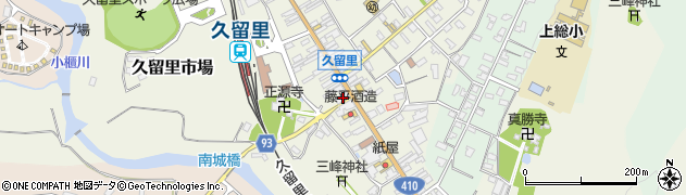千葉銀行久留里支店周辺の地図