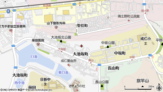 〒620-0816 京都府福知山市大池坂町の地図