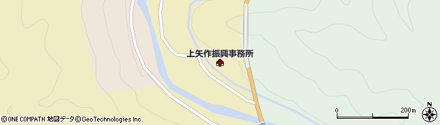 上矢作コミュニティセンター周辺の地図