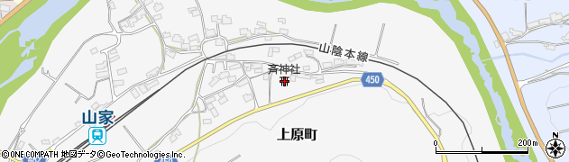 斉神社周辺の地図
