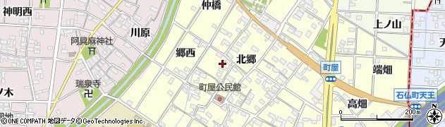 愛知県一宮市千秋町町屋北郷2107周辺の地図