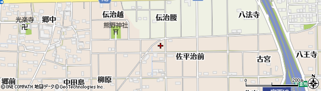 愛知県一宮市大和町苅安賀佐平治前6周辺の地図
