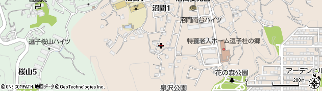泉沢公園周辺の地図
