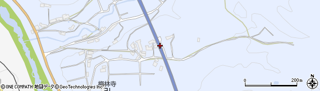 京都府綾部市釜輪町（蘭頭）周辺の地図