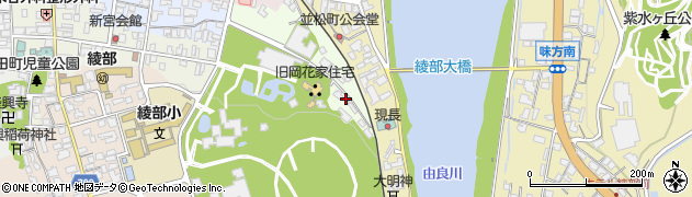 京都府綾部市本宮町本宮下周辺の地図