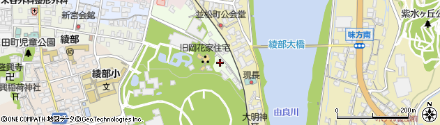 京都府綾部市本宮町本宮下17周辺の地図