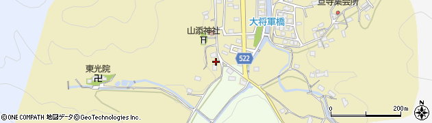 京都府綾部市上延町菅周辺の地図