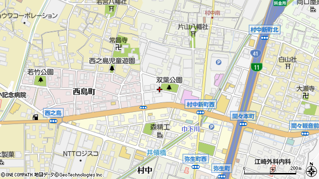 〒485-0083 愛知県小牧市村中新町の地図