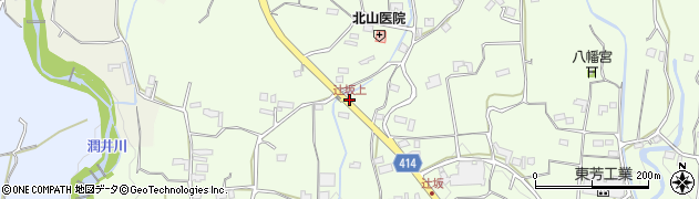 辻坂上周辺の地図