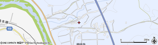 京都府綾部市釜輪町（乙味井根ノ上）周辺の地図