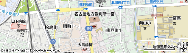 名古屋法務局一宮支局周辺の地図