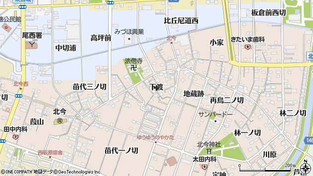 〒494-0004 愛知県一宮市北今の地図