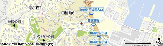 神奈川県横須賀市港が丘1丁目2周辺の地図