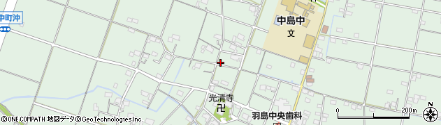 岐阜県羽島市上中町（沖）周辺の地図