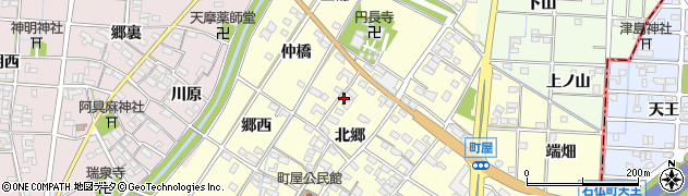 愛知県一宮市千秋町町屋北郷2114周辺の地図