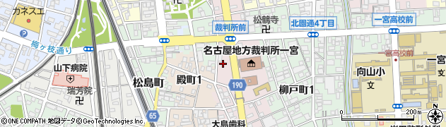 愛知県警察少年サポートセンター　一宮周辺の地図