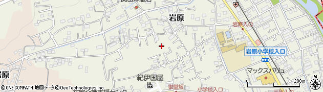 神奈川県南足柄市岩原周辺の地図